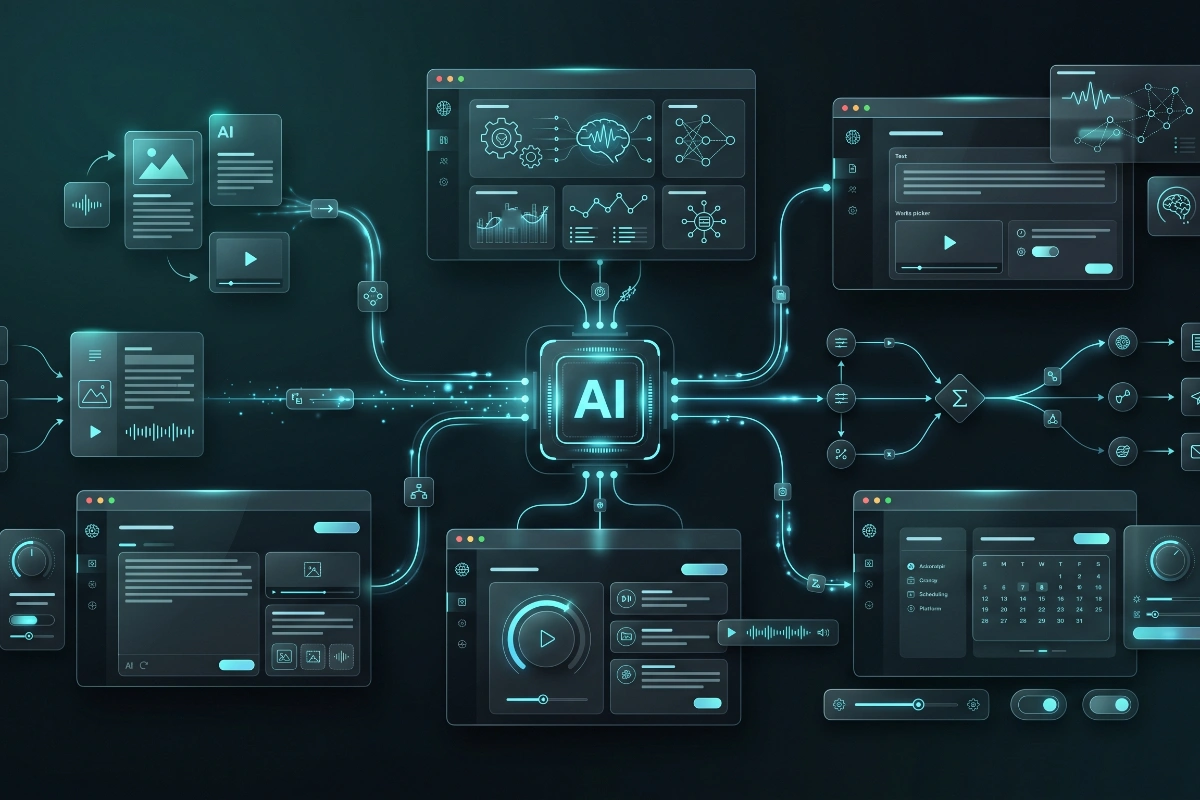 Dark graphic with star, mobile, growth chart and desktop icons representing root-cause technical SEO diagnosis