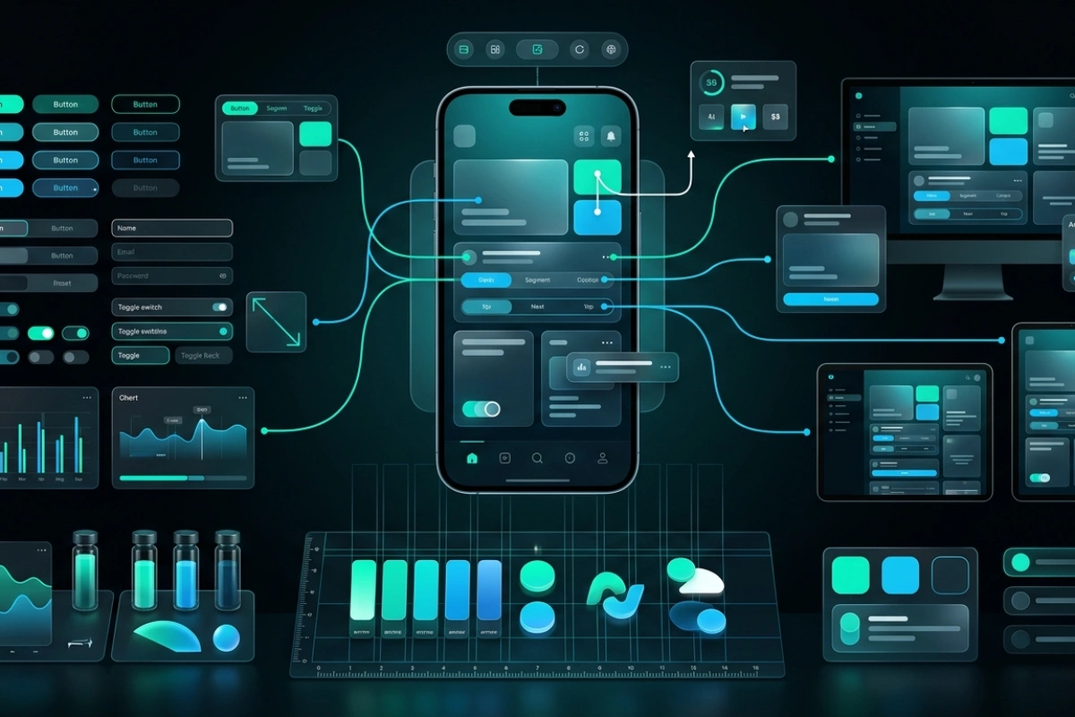 Dark dashboard graphic with rating, growth chart, location pin and phone icons illustrating crawl data insights