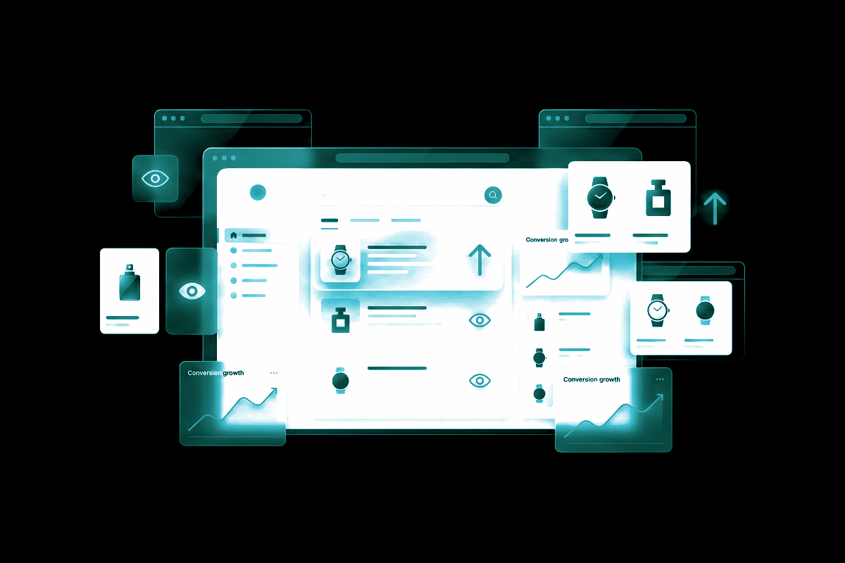Product ranking metrics dashboard for ecommerce development