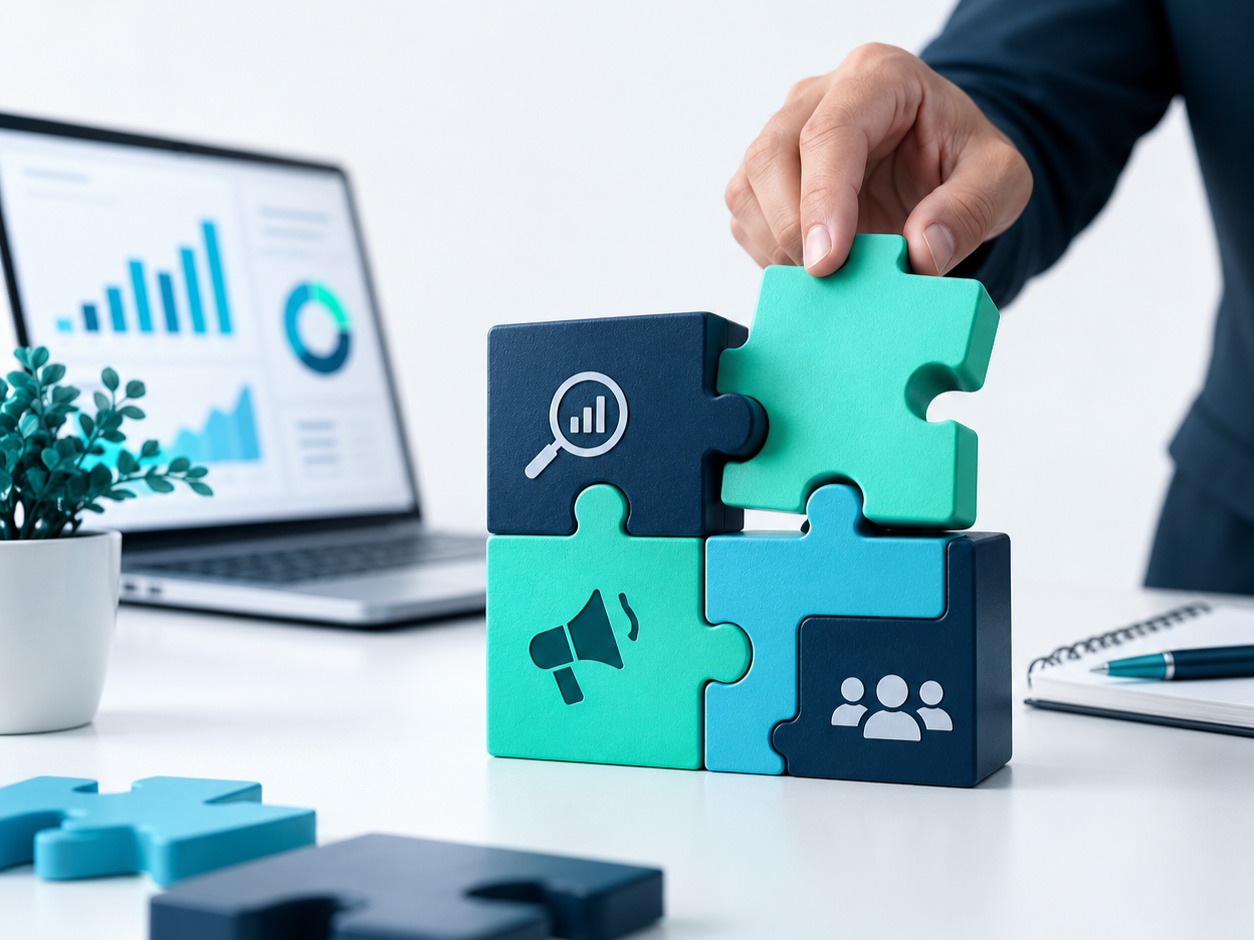 High-tech command center running custom software solutions