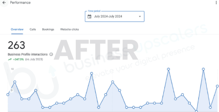 Google Business Profile overview after