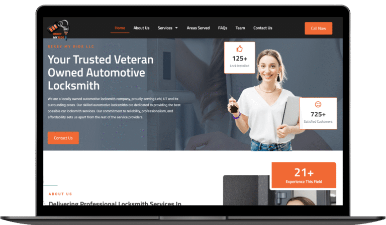 Rekey website design